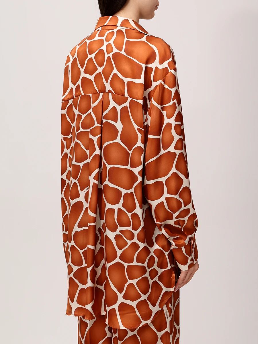 Рубашка из хлопка и шелка