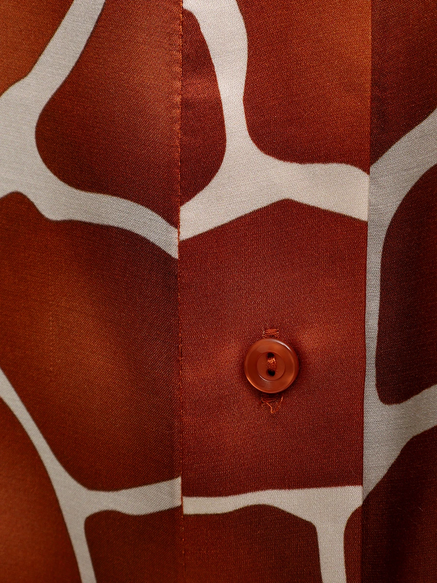 Рубашка из хлопка и шелка