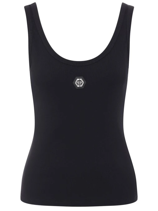 Майка из хлопка и модала PHILIPP PLEIN