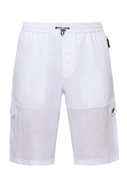 Шорты-карго льняные PHILIPP PLEIN