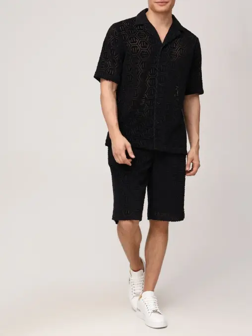 Шорты хлопковые PHILIPP PLEIN