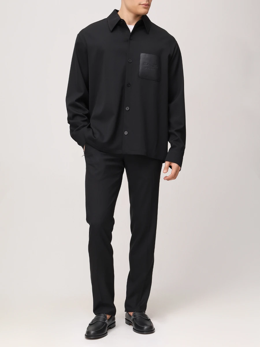 Брюки однотонные