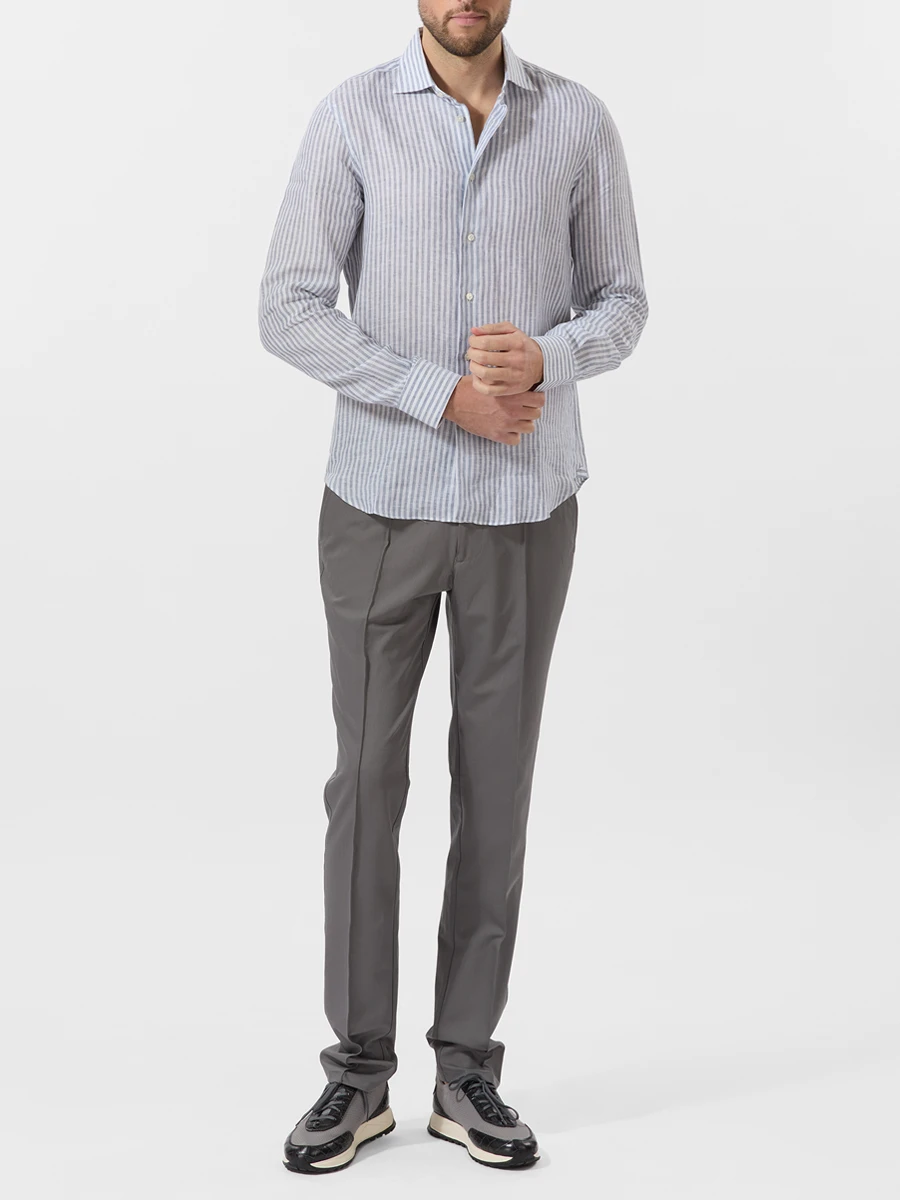 Брюки однотонные