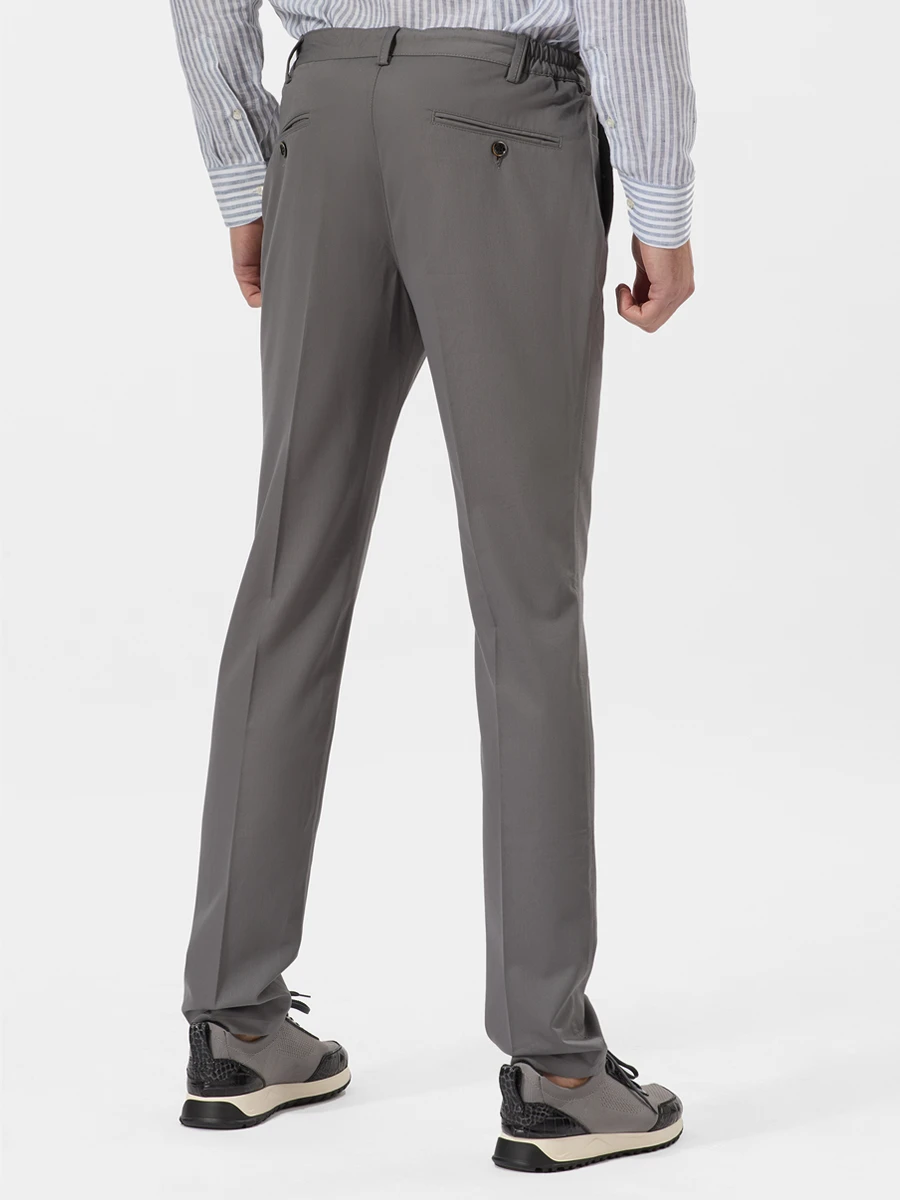 Брюки однотонные