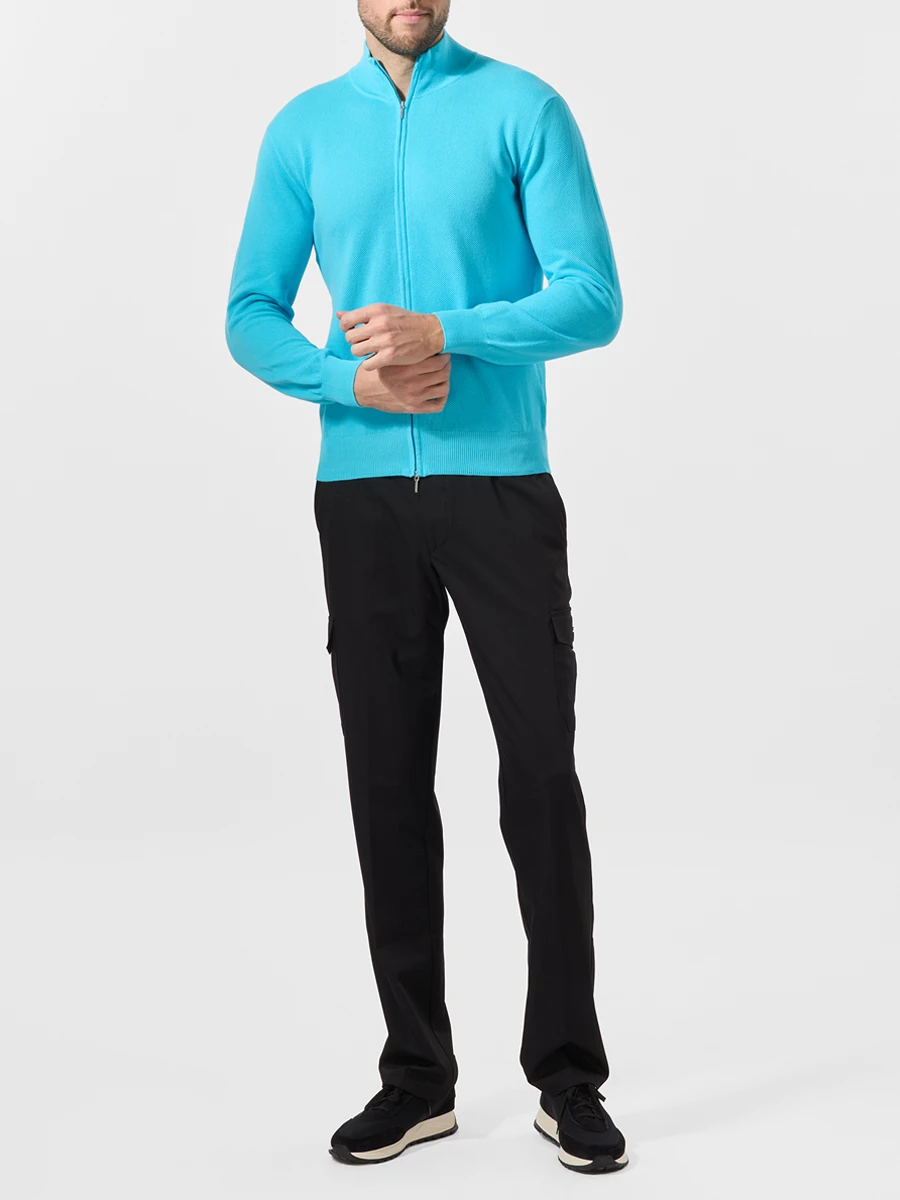 Брюки-карго однотонные