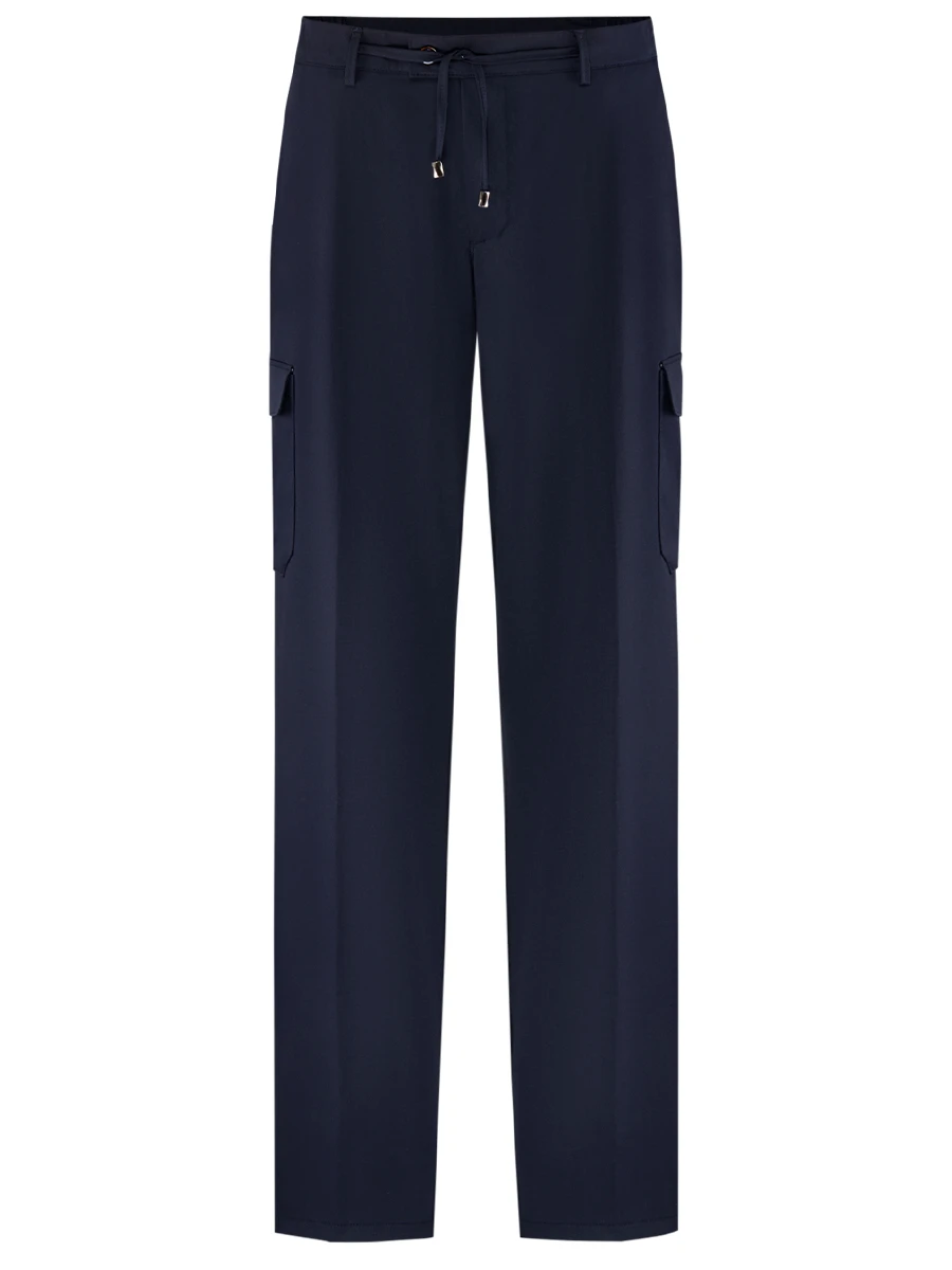 Брюки-карго однотонные