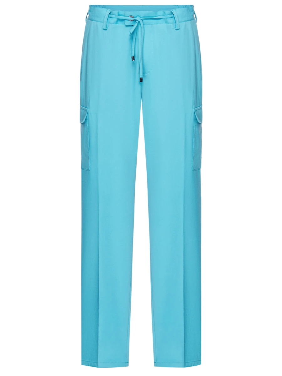 Брюки-карго однотонные