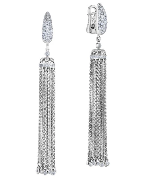 Серьги с бриллиантами CHAMOVSKIKH JEWELLERY HOUSE