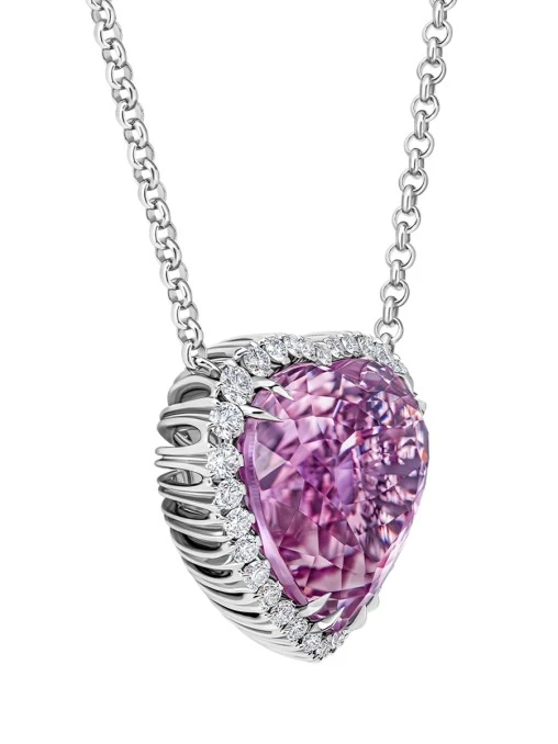 Колье с кунцитом и бриллиантами CHAMOVSKIKH JEWELLERY HOUSE