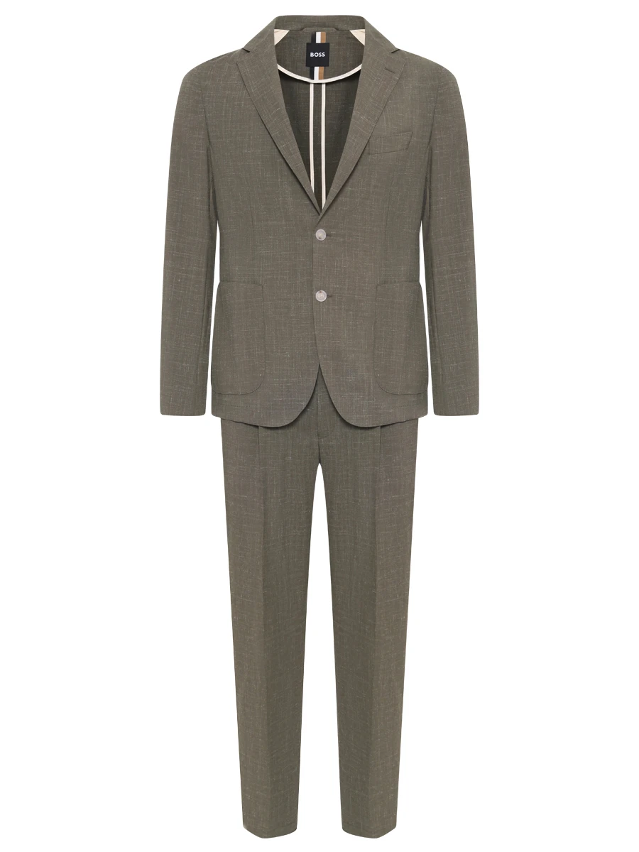 Костюм из шерсти и льна