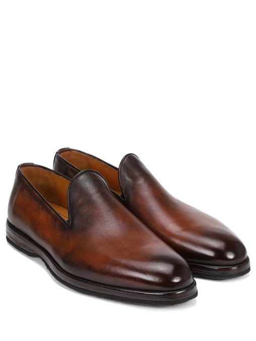 Лоферы кожаные BONTONI
