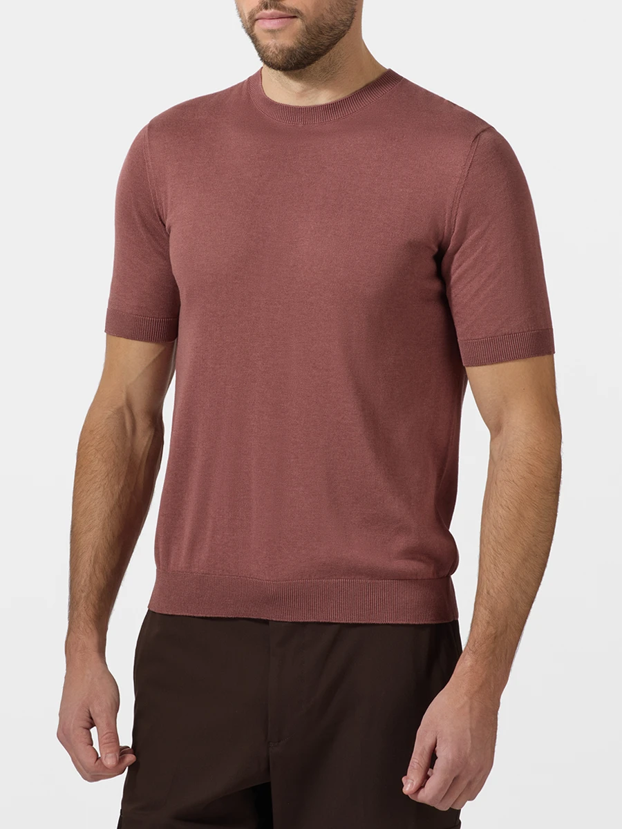 Футболка из шёлка и хлопка