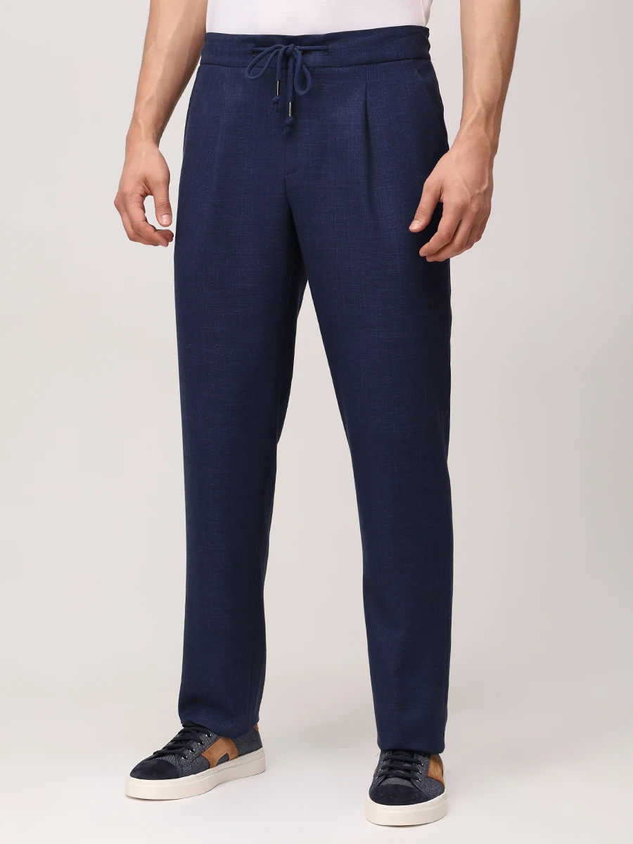 Костюм из шерсти и льна