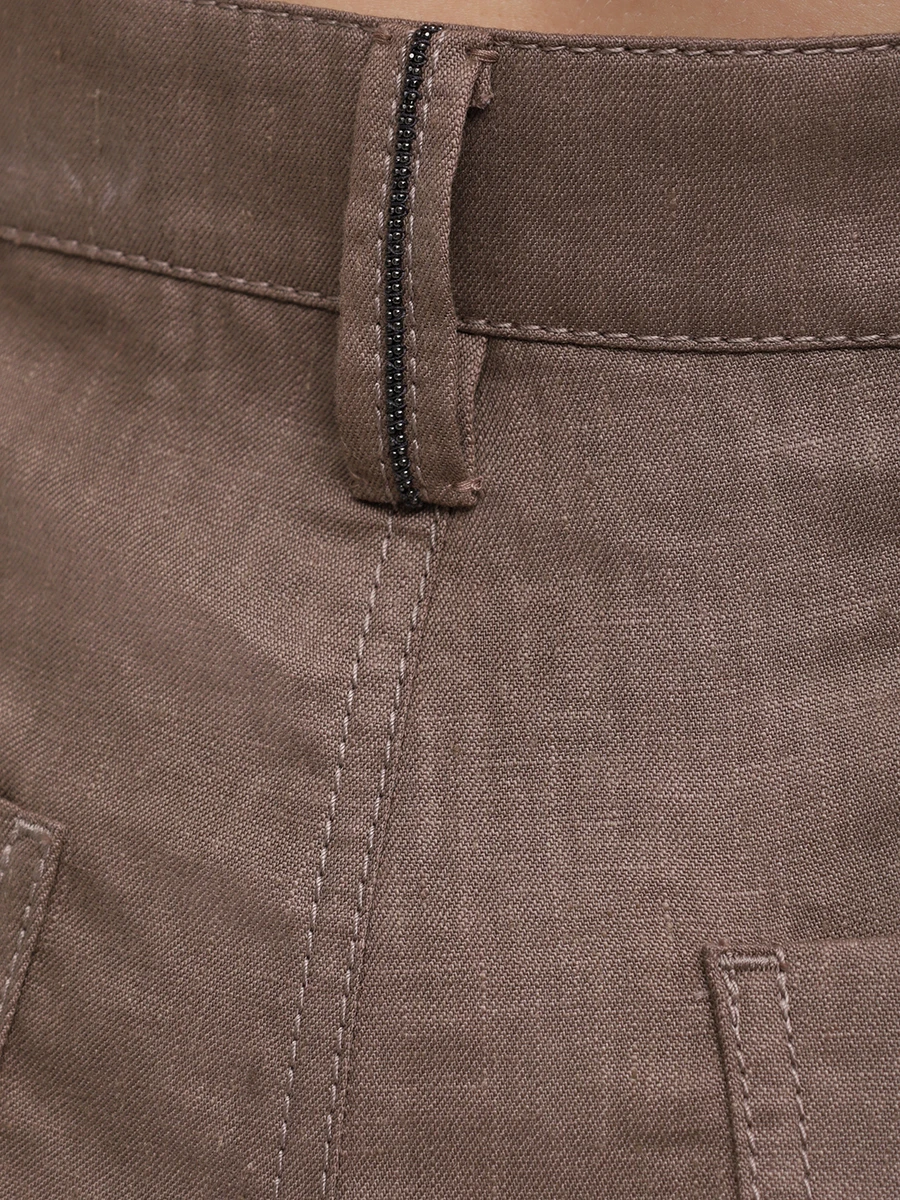 Джинсы льняные