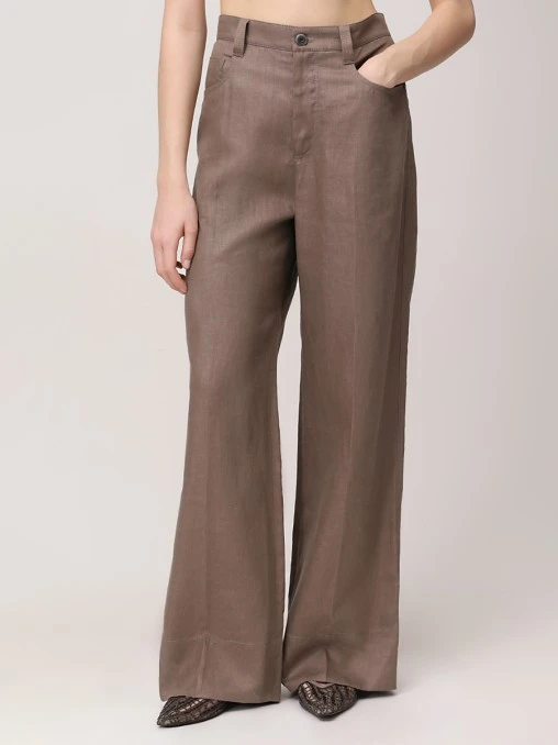 Джинсы льняные BRUNELLO CUCINELLI