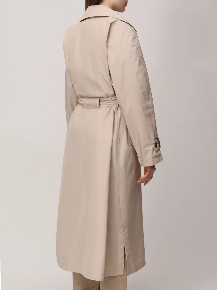 Плащ однотонный