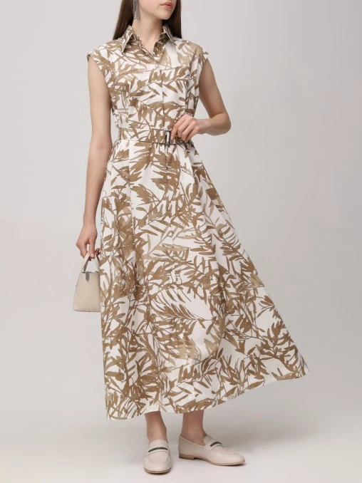 Платье хлопковое BRUNELLO CUCINELLI