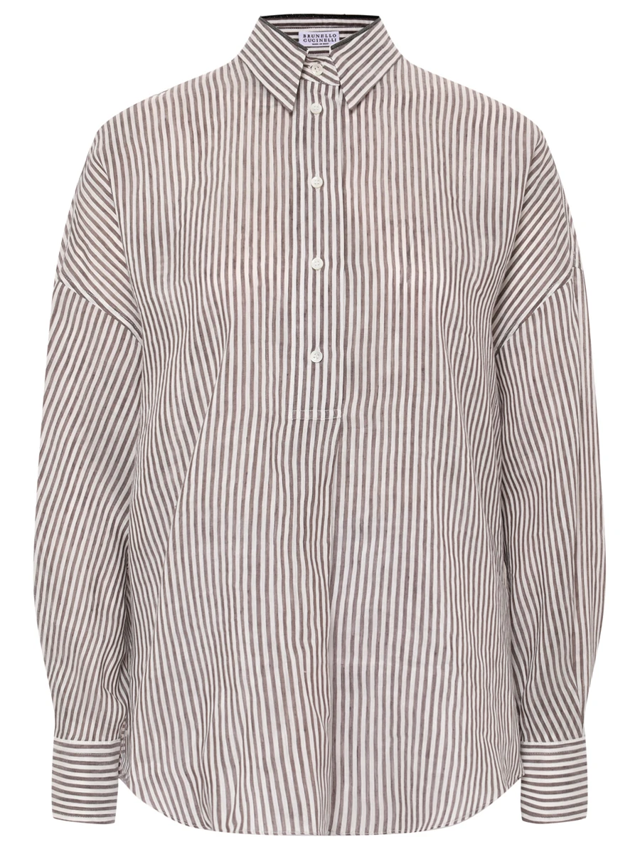 Рубашка изо льна и шелка