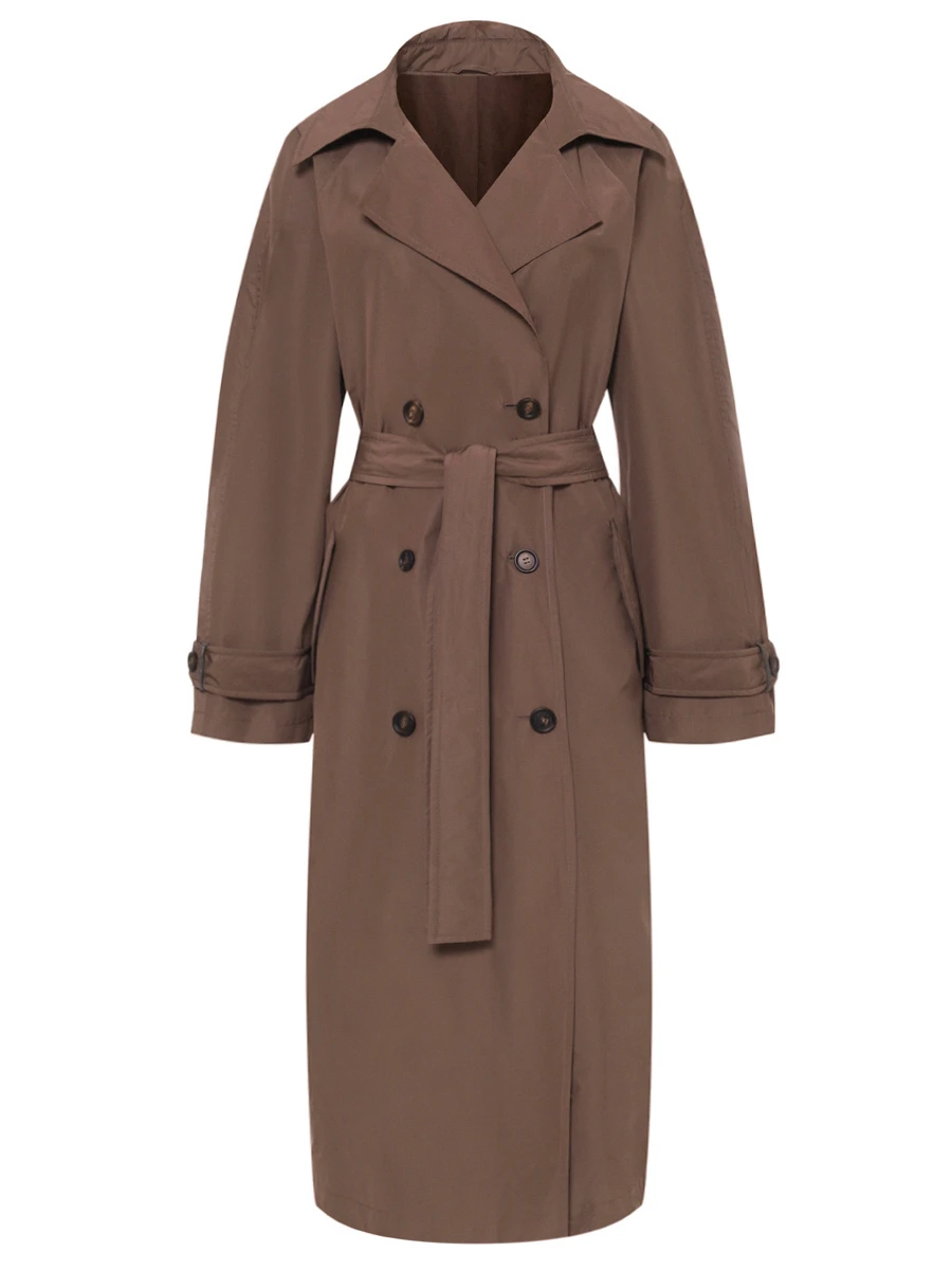 Плащ однотонный