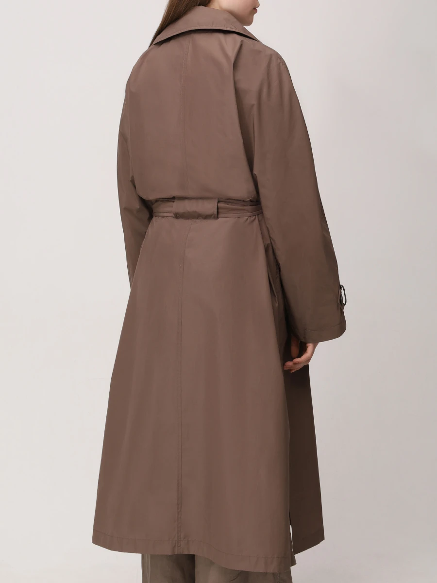 Плащ однотонный