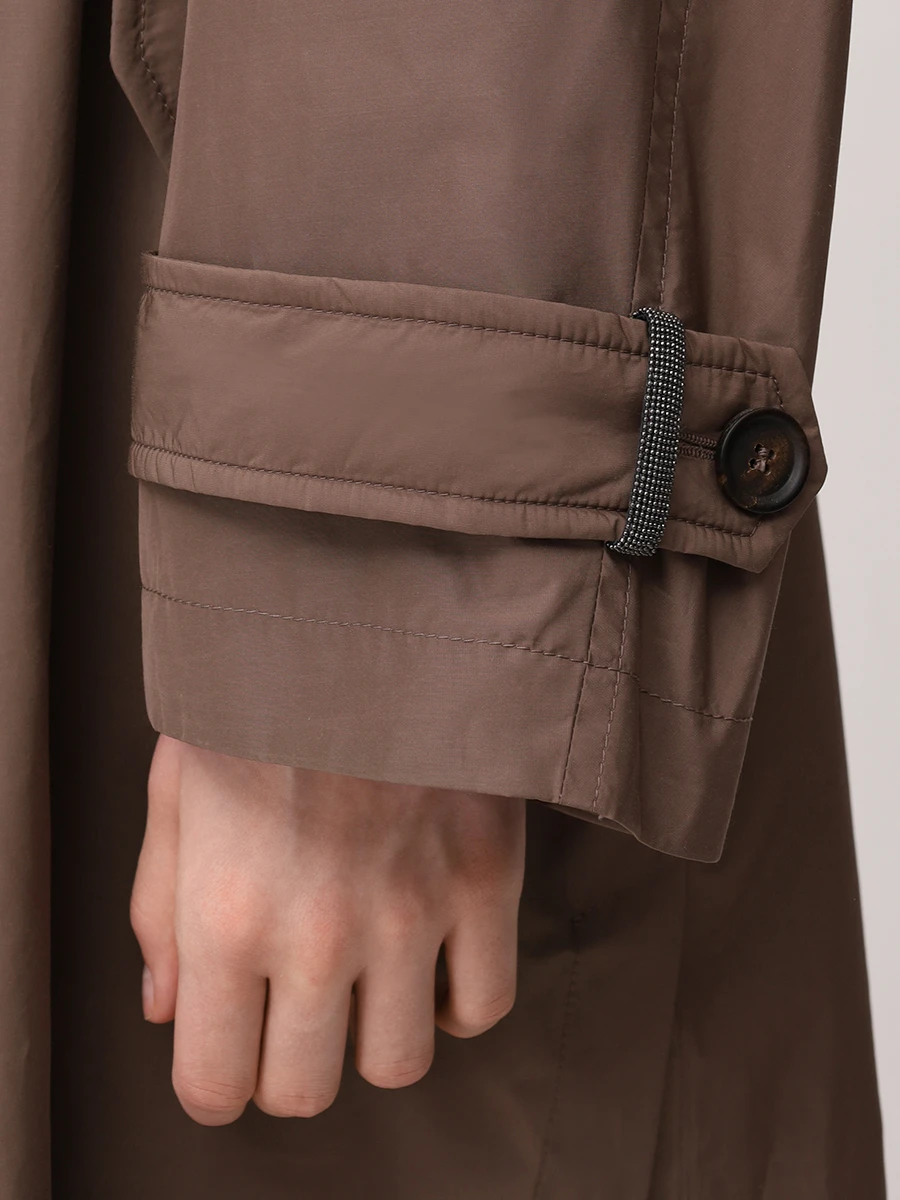 Плащ однотонный