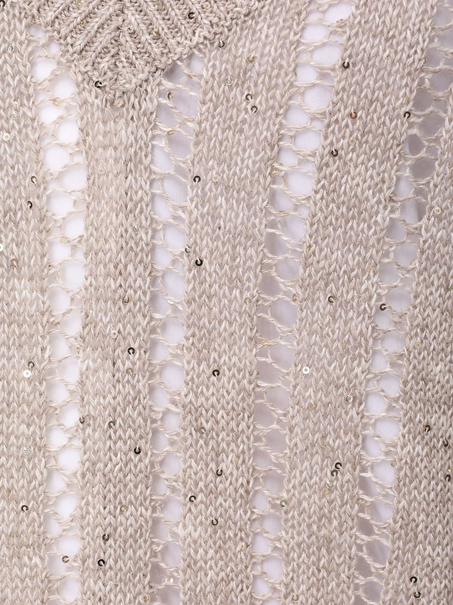 Пуловер льняной