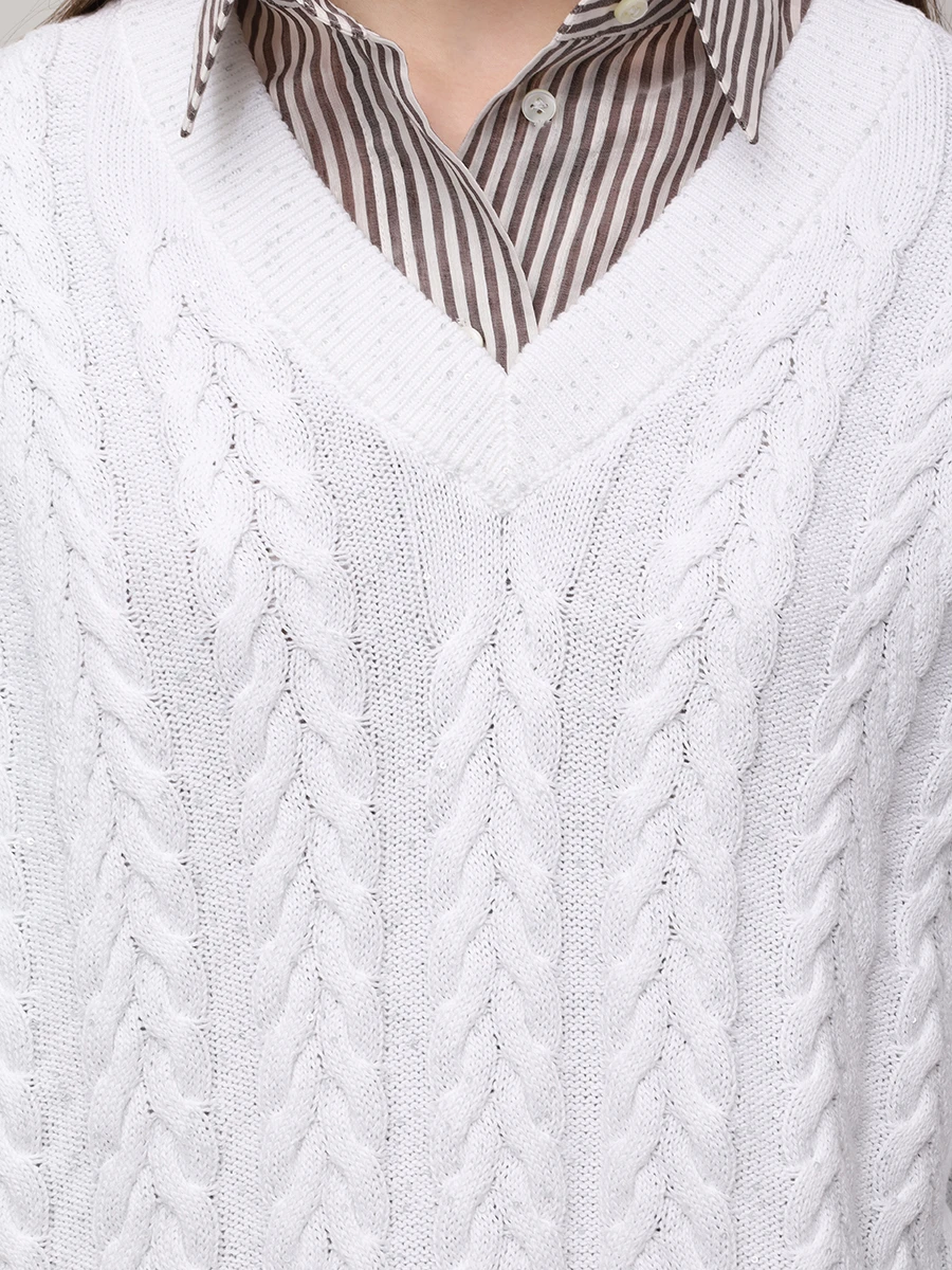 Пуловер хлопковый