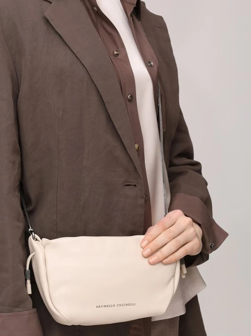 Сумка кожаная BRUNELLO CUCINELLI