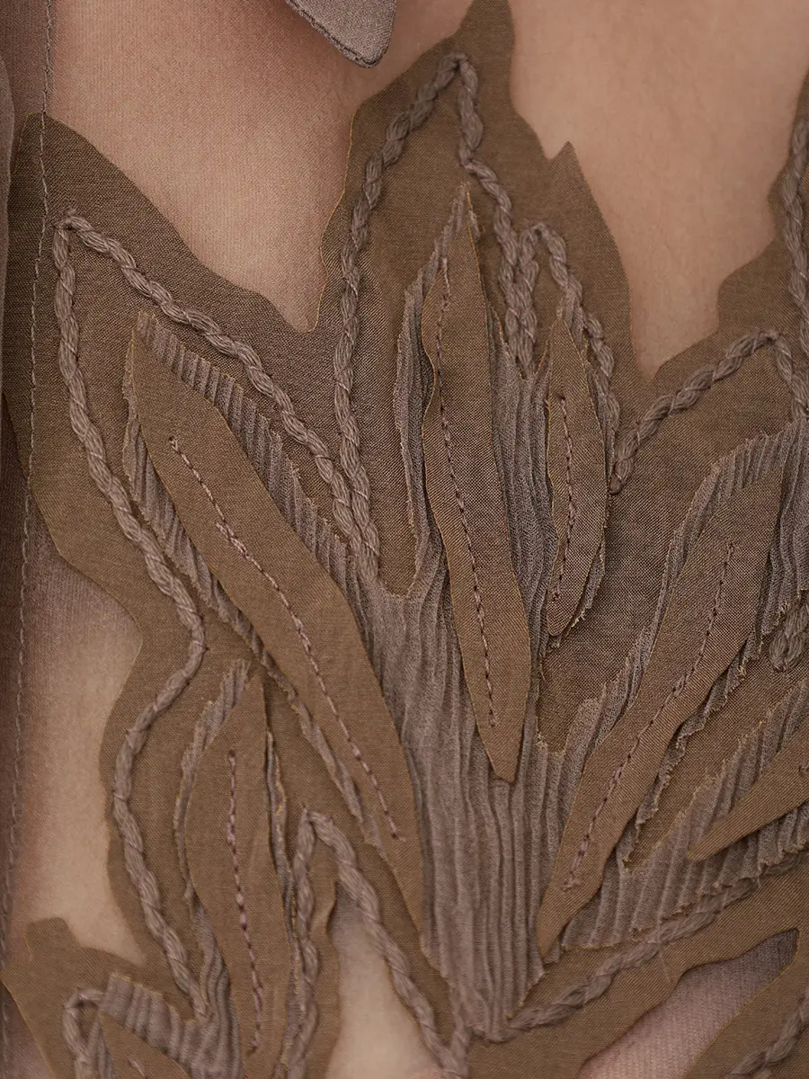 Блуза шелковая