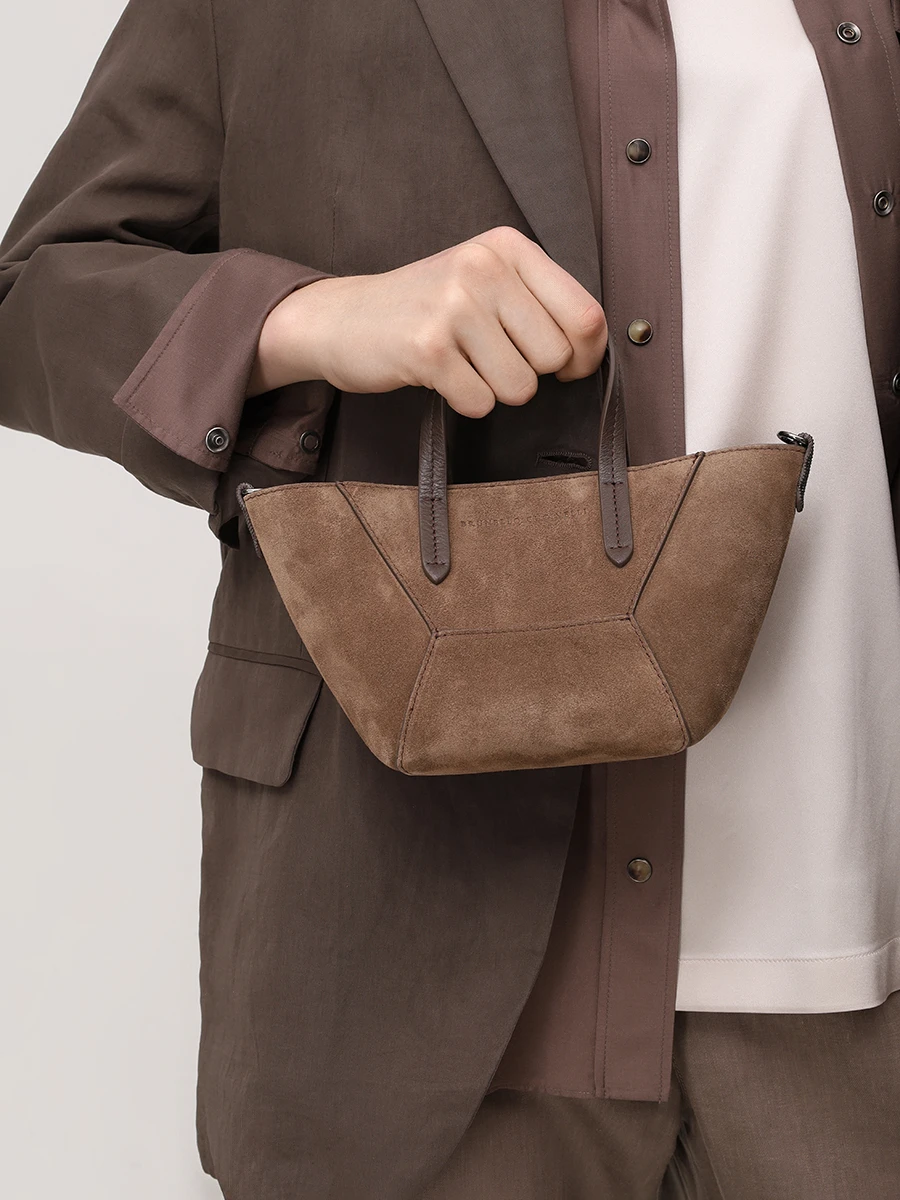 Сумка замшевая