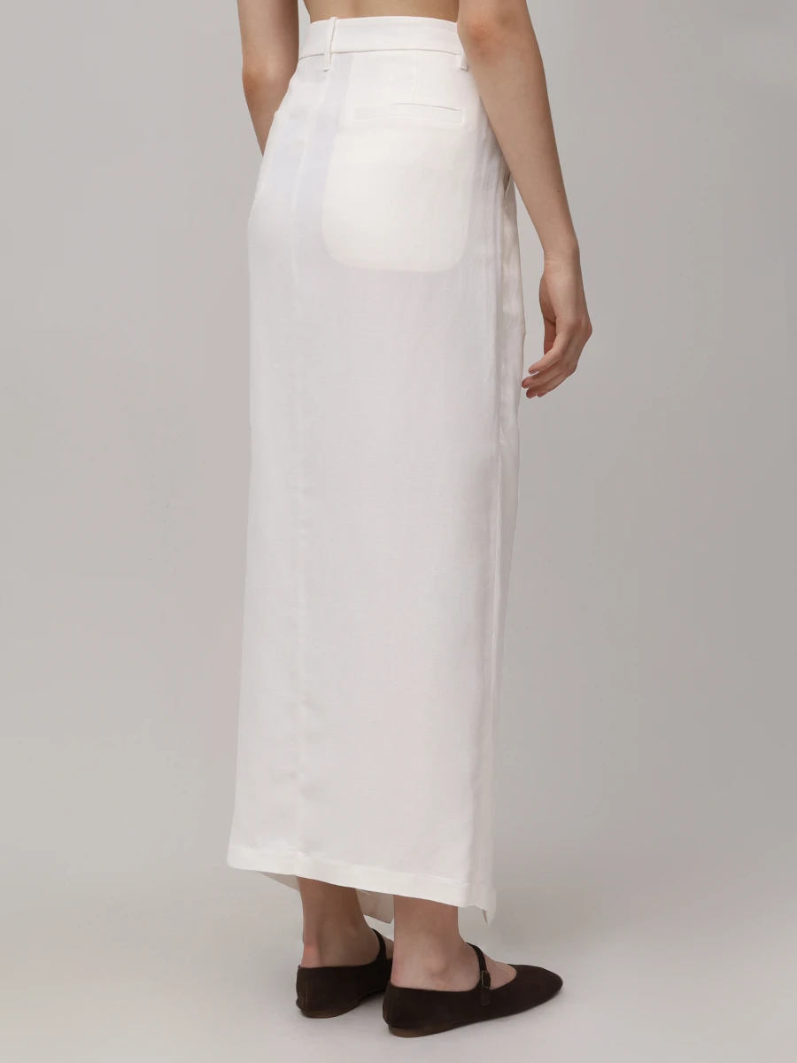 Юбка из вискозы и льна