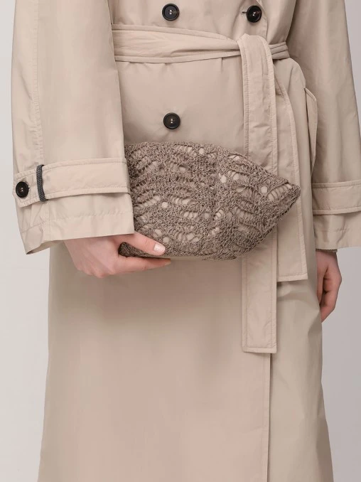 Сумка Pouch Marina Foliage Lace BRUNELLO CUCINELLI