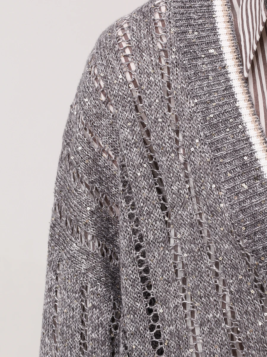 Кардиган льняной