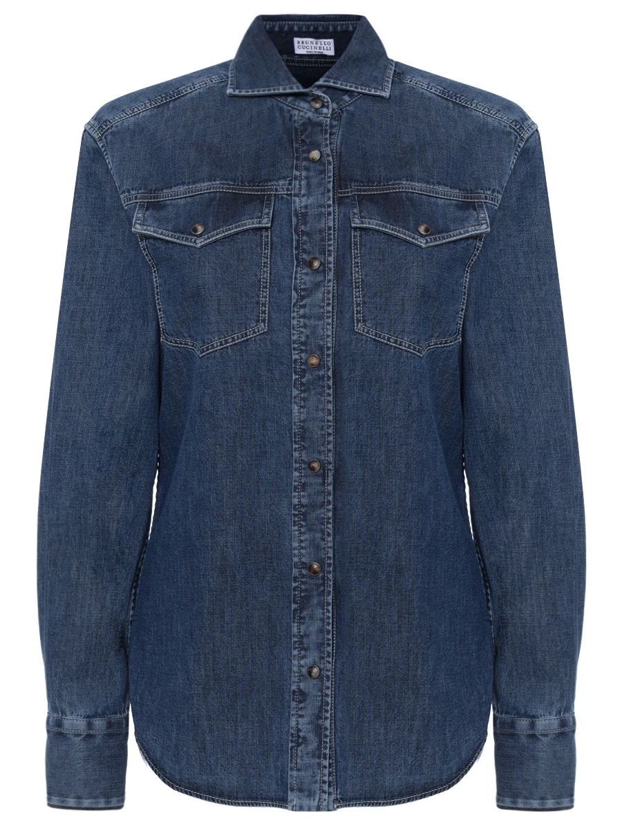 Рубашка джинсовая