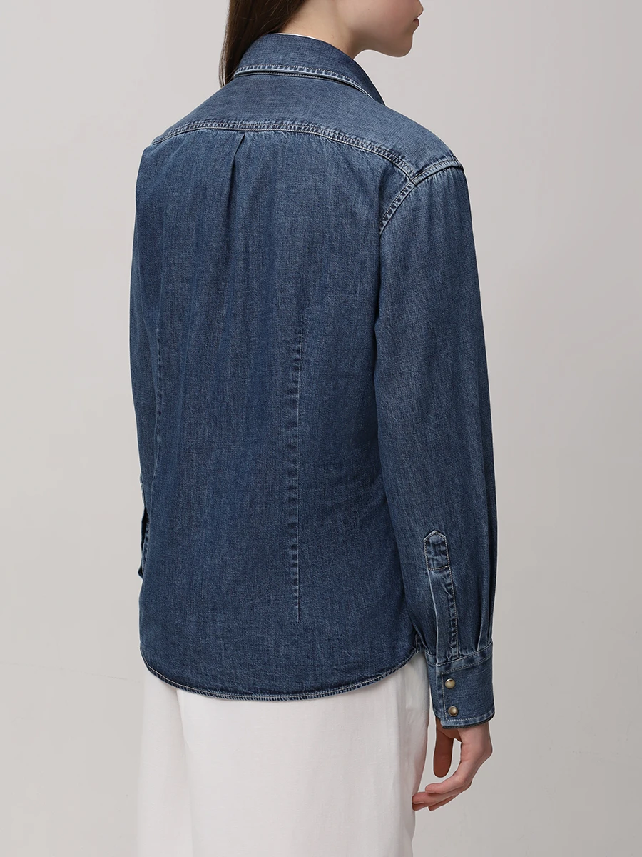 Рубашка джинсовая