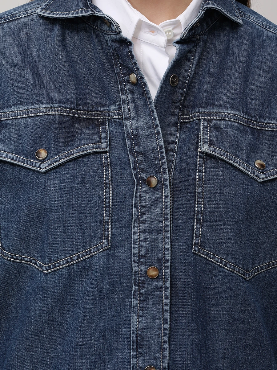 Рубашка джинсовая