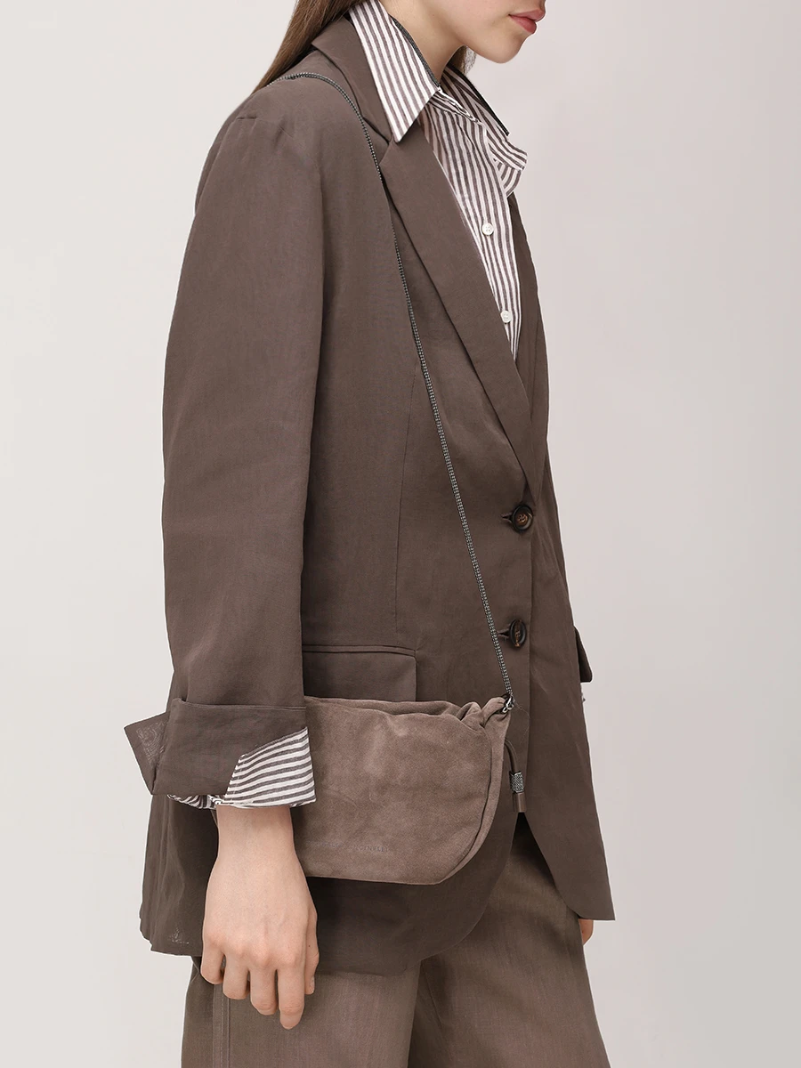 Сумка замшевая