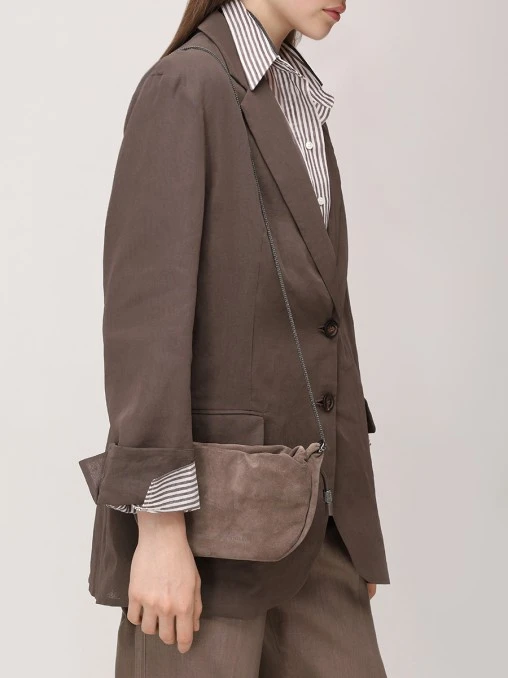 Сумка замшевая BRUNELLO CUCINELLI