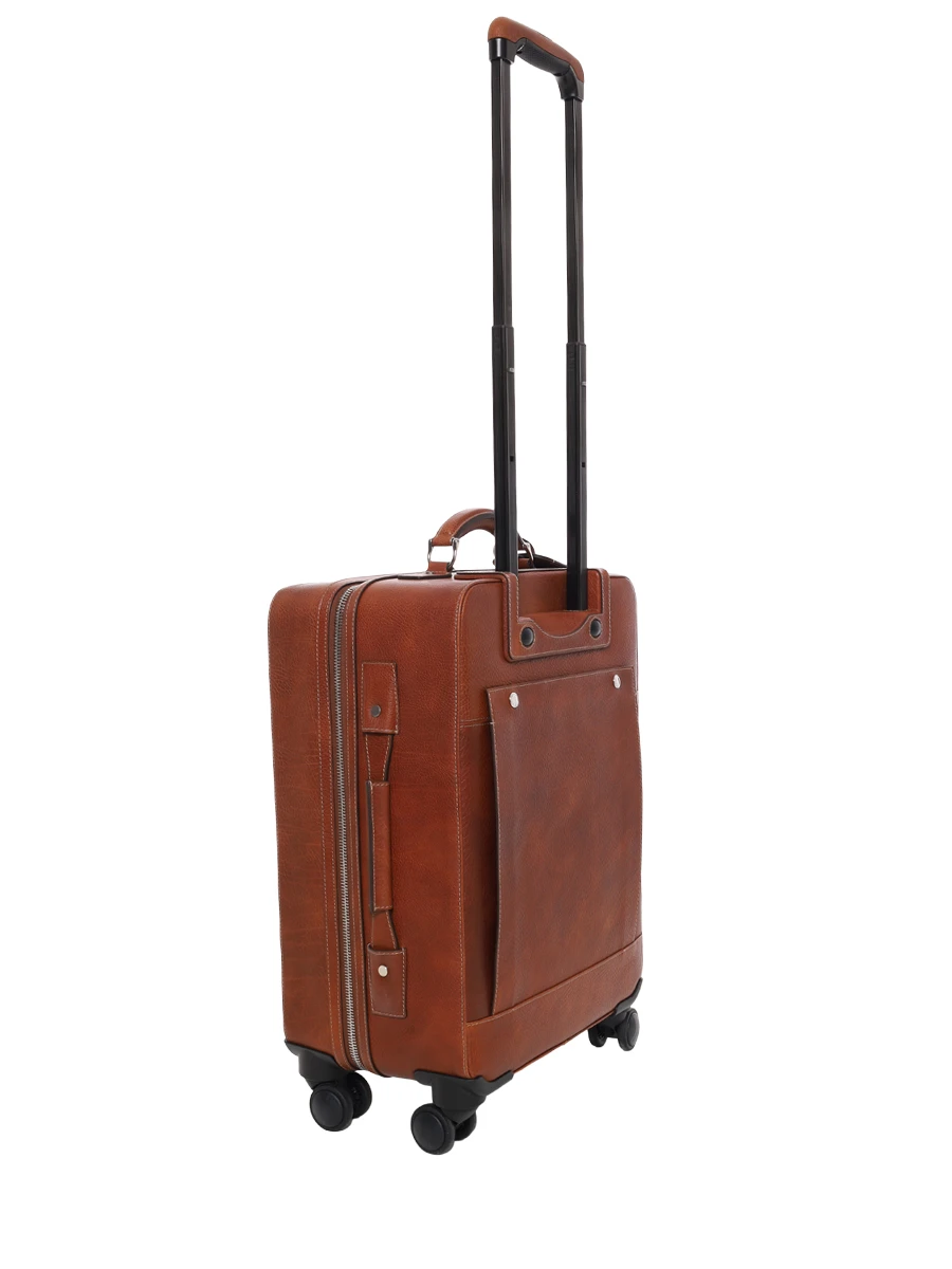 Чемодан кожаный