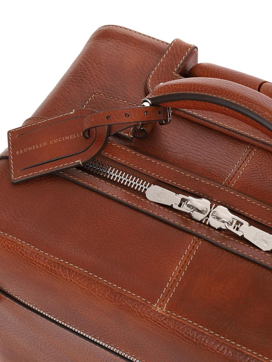 Чемодан кожаный