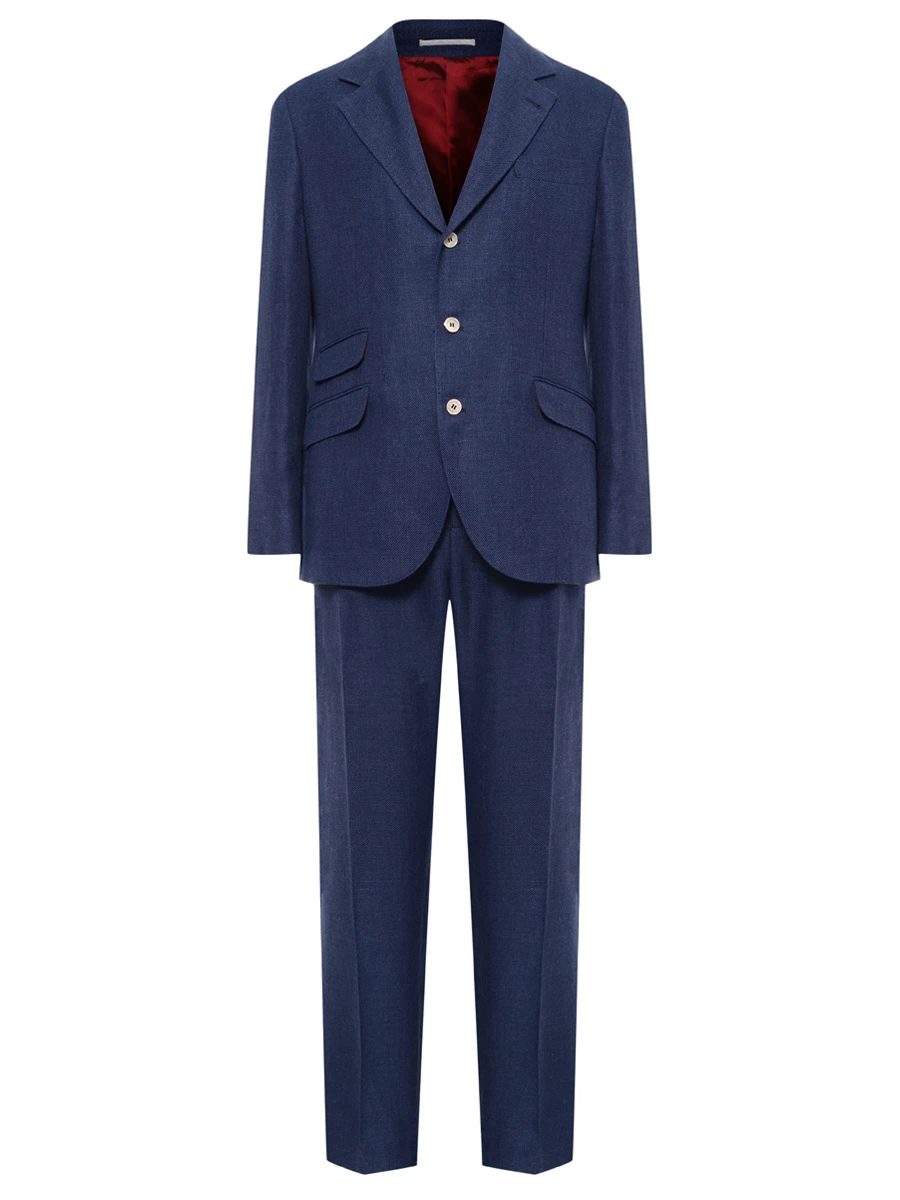 Костюм изо льна и шерсти