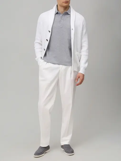 Брюки хлопковые BRUNELLO CUCINELLI