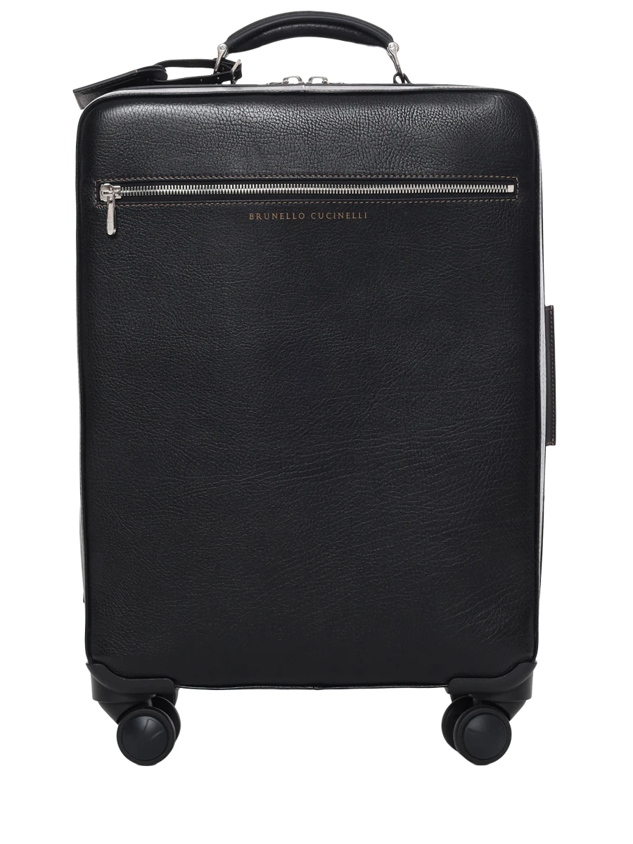 Чемодан кожаный