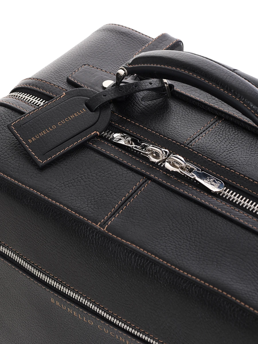 Чемодан кожаный