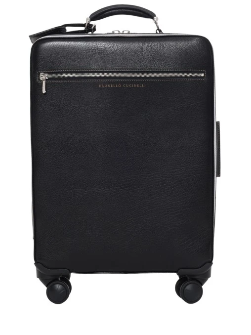 Чемодан кожаный BRUNELLO CUCINELLI