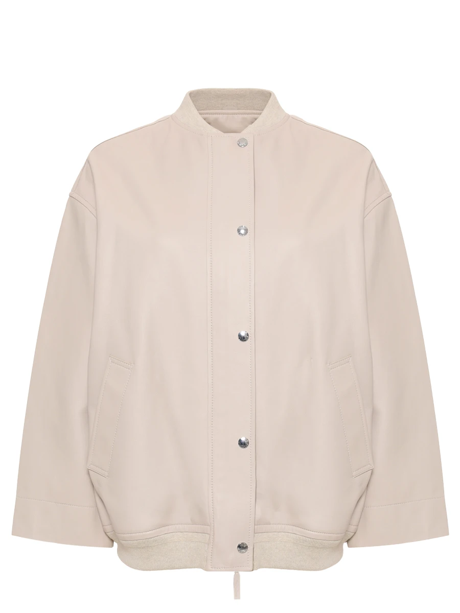 Бомбер кожаный