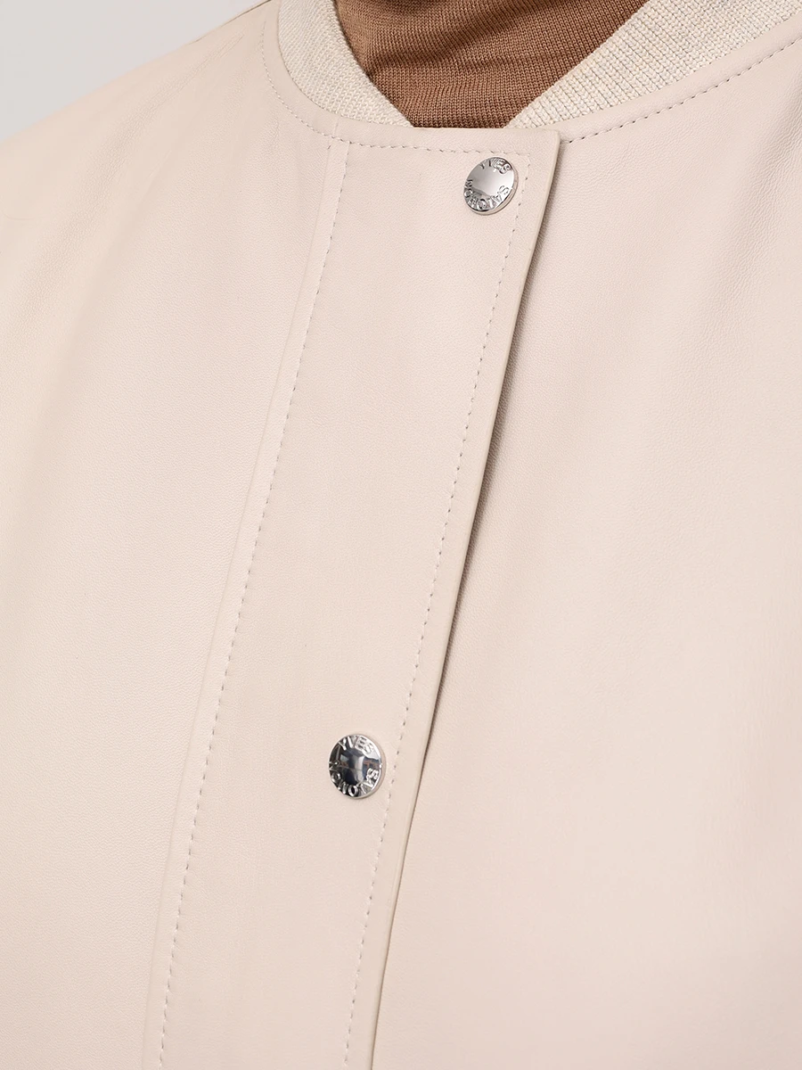 Бомбер кожаный