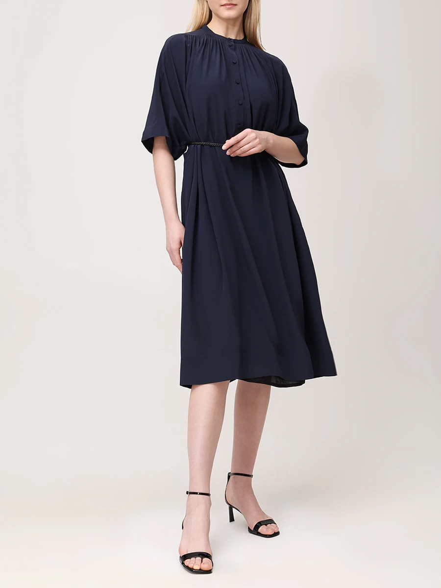 Платье шелковое