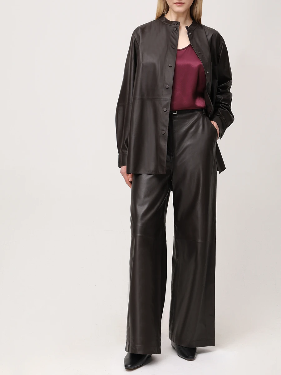 Рубашка кожаная