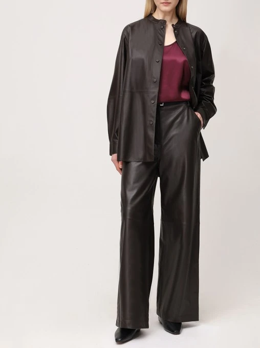 Рубашка кожаная YVES SALOMON